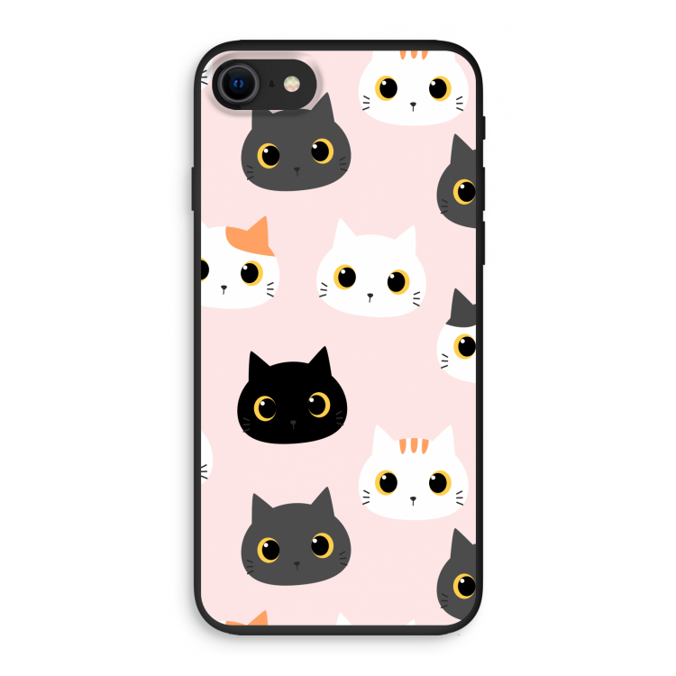 Katten: iPhone 8 Biologisch afbreekbaar hoesje