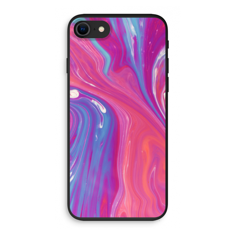 Paarse stroom: iPhone 8 Biologisch afbreekbaar hoesje