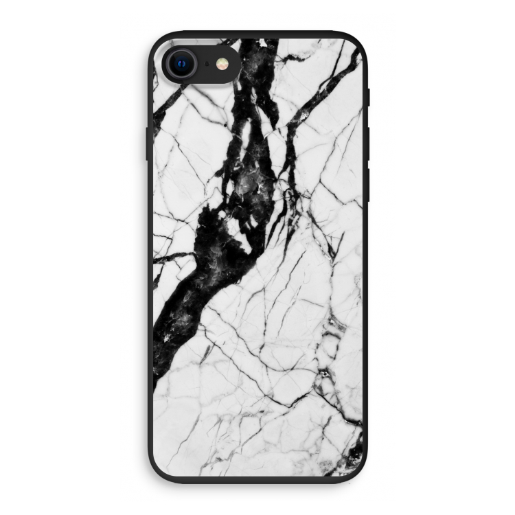 Witte marmer 2: iPhone 8 Biologisch afbreekbaar hoesje