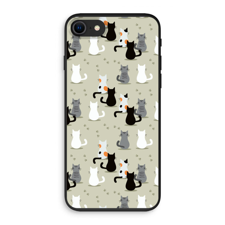 Katten: iPhone 8 Biologisch afbreekbaar hoesje