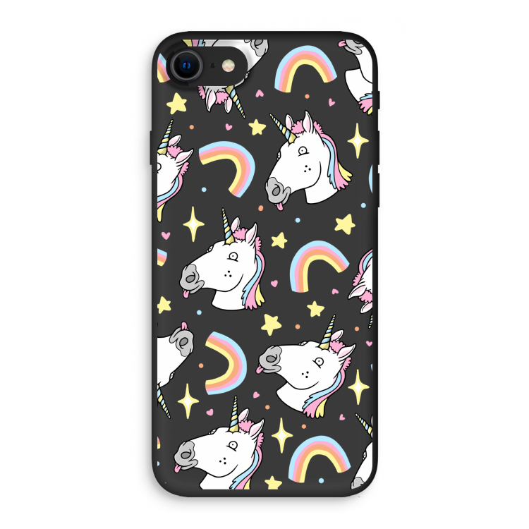 Rainbow Unicorn: iPhone 8 Biologisch afbreekbaar hoesje