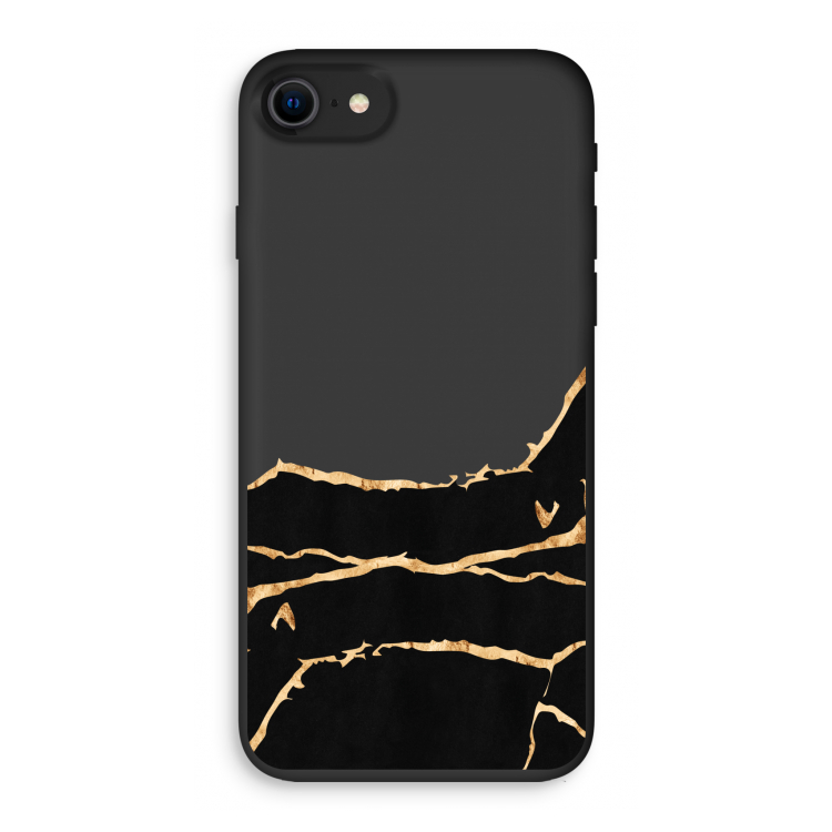 Gouden marmer: iPhone 8 Biologisch afbreekbaar hoesje