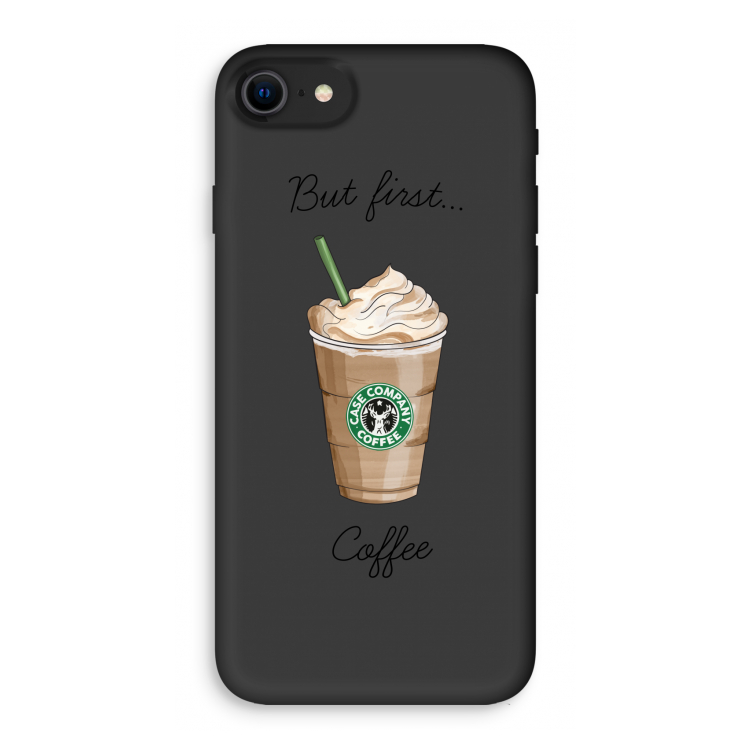 But first coffee: iPhone 8 Biologisch afbreekbaar hoesje
