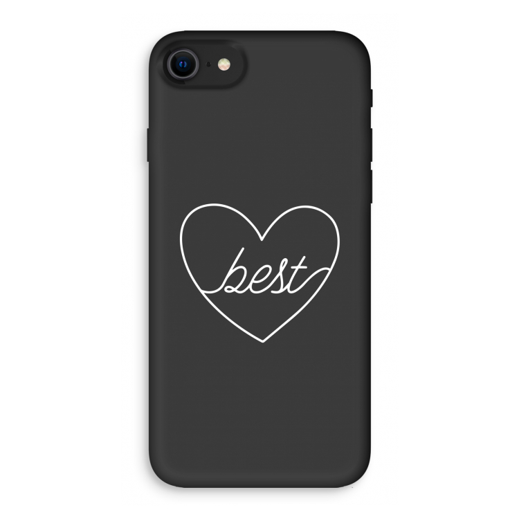 Best heart pastel: iPhone 8 Biologisch afbreekbaar hoesje