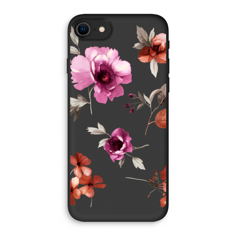Geschilderde bloemen: iPhone 8 Biologisch afbreekbaar hoesje