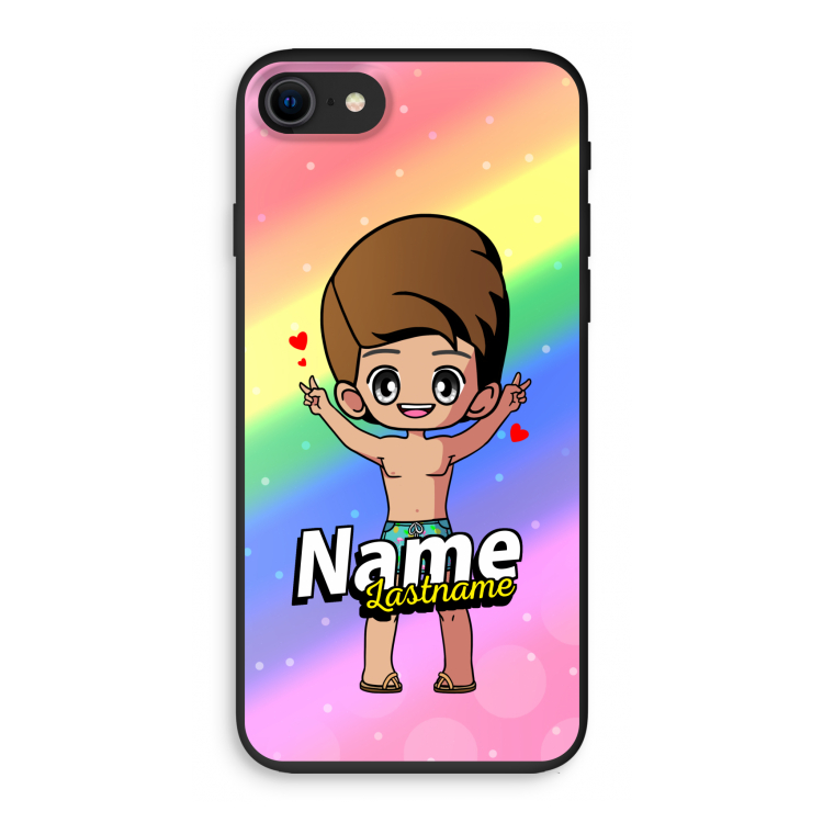 Chibi Maker man: iPhone SE 2020 Biologisch afbreekbaar hoesje