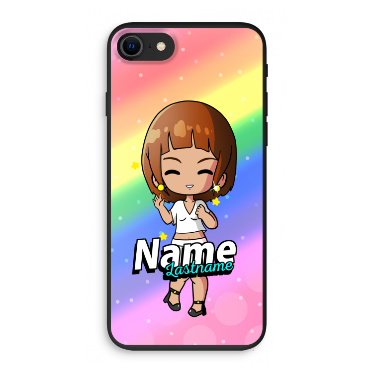 Chibi Maker vrouw: iPhone SE 2020 Biologisch afbreekbaar hoesje