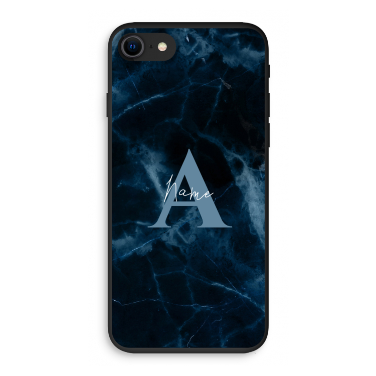 Midnight Marble: iPhone SE 2020 Biologisch afbreekbaar hoesje