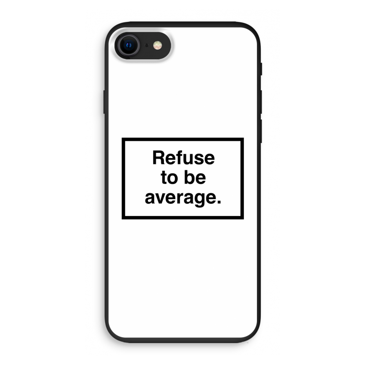 Refuse to be average: iPhone SE 2020 Biologisch afbreekbaar hoesje