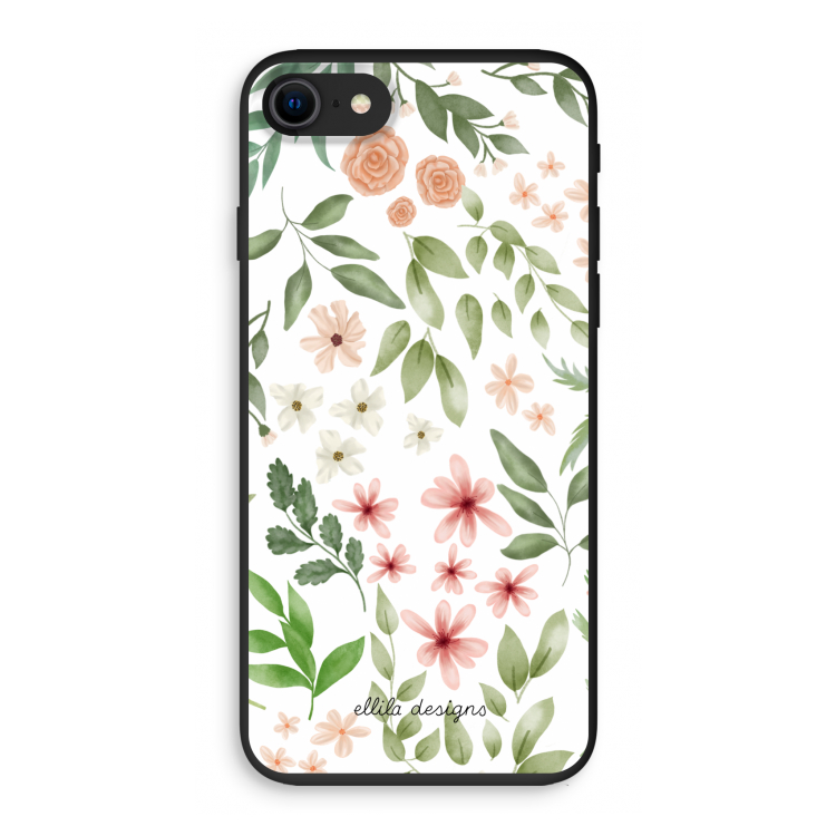 Botanical sweet flower heaven: iPhone SE 2020 Biologisch afbreekbaar hoesje