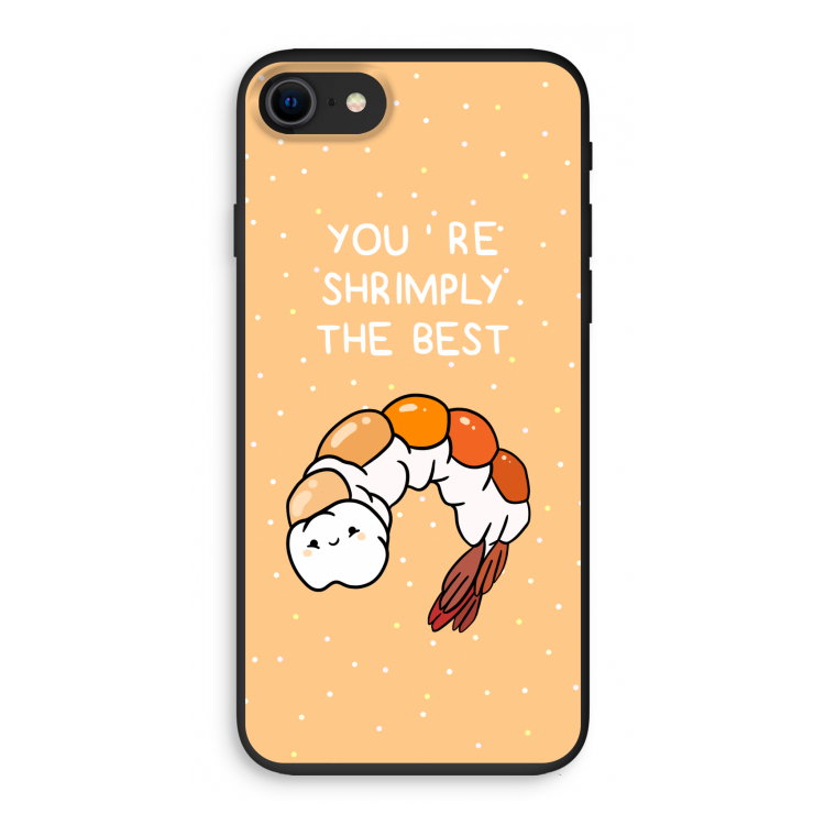 You're Shrimply The Best: iPhone SE 2020 Biologisch afbreekbaar hoesje
