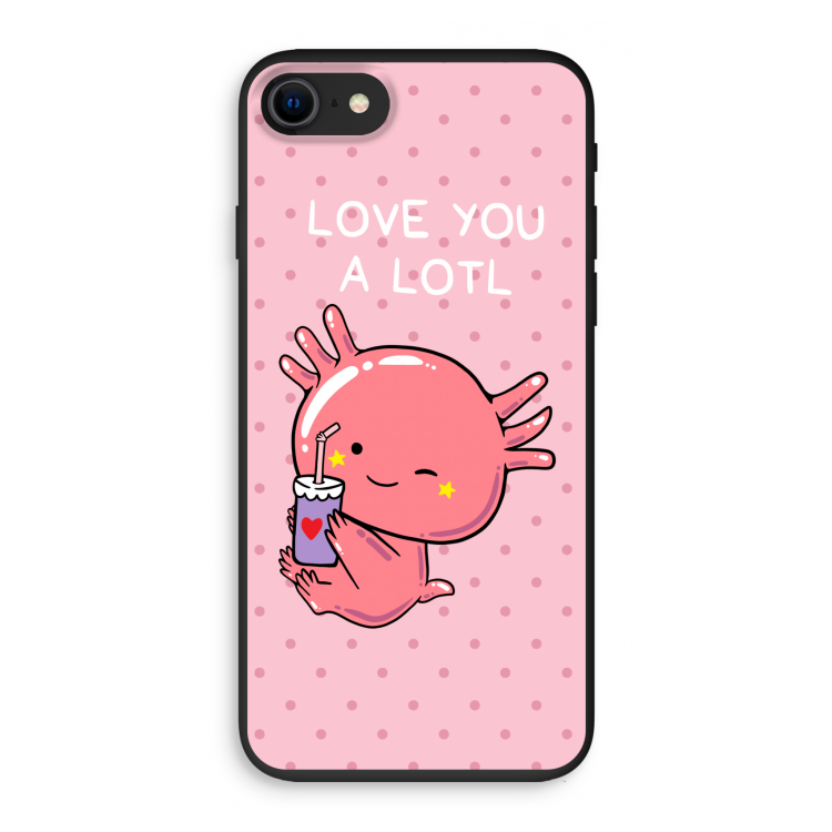 Love You A Lotl: iPhone SE 2020 Biologisch afbreekbaar hoesje