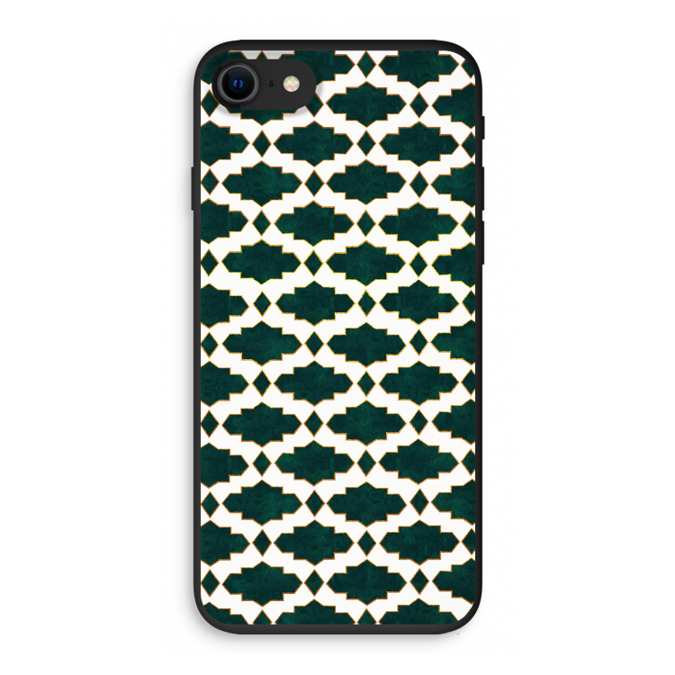 Moroccan tiles: iPhone SE 2020 Biologisch afbreekbaar hoesje