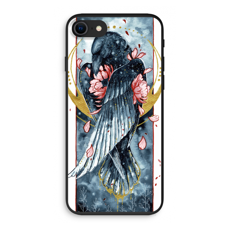 Golden Raven: iPhone SE 2020 Biologisch afbreekbaar hoesje