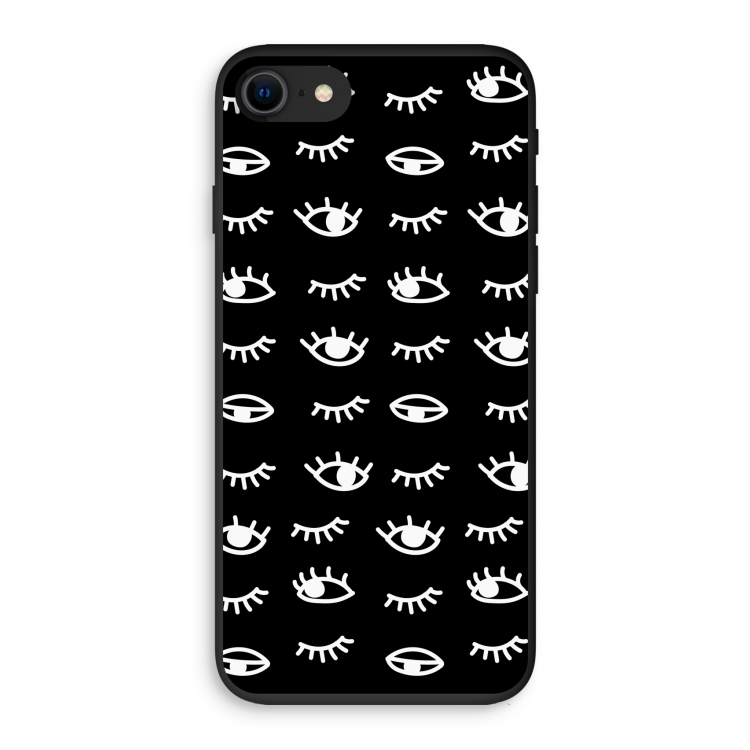 Eye pattern #3: iPhone SE 2020 Biologisch afbreekbaar hoesje