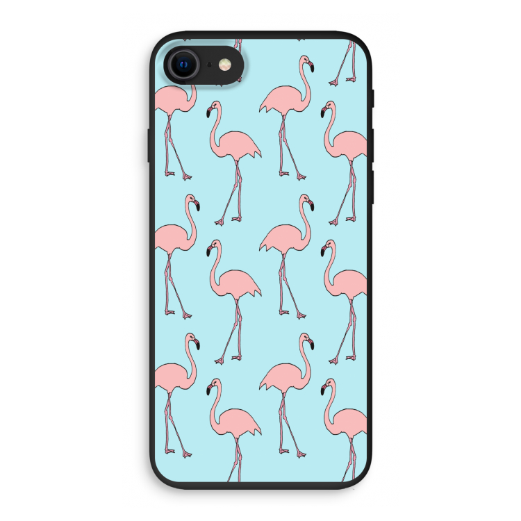 Anything Flamingoes: iPhone SE 2020 Biologisch afbreekbaar hoesje