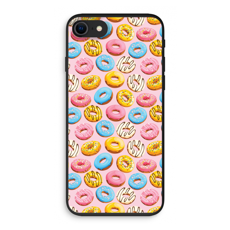 Pink donuts: iPhone SE 2020 Biologisch afbreekbaar hoesje