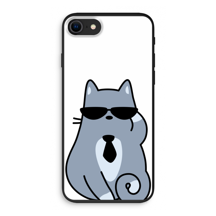 Cool cat: iPhone SE 2020 Biologisch afbreekbaar hoesje