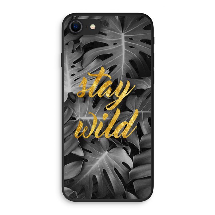 Stay wild: iPhone SE 2020 Biologisch afbreekbaar hoesje