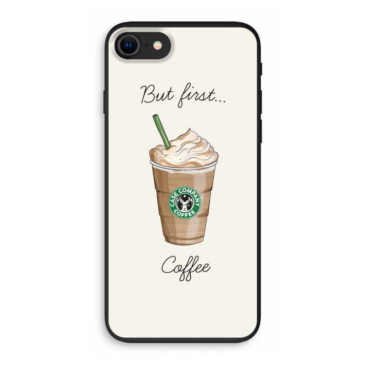 But first coffee: iPhone SE 2020 Biologisch afbreekbaar hoesje