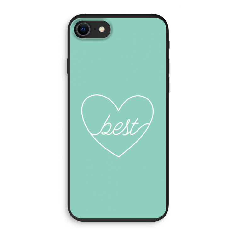 Best heart pastel: iPhone SE 2020 Biologisch afbreekbaar hoesje