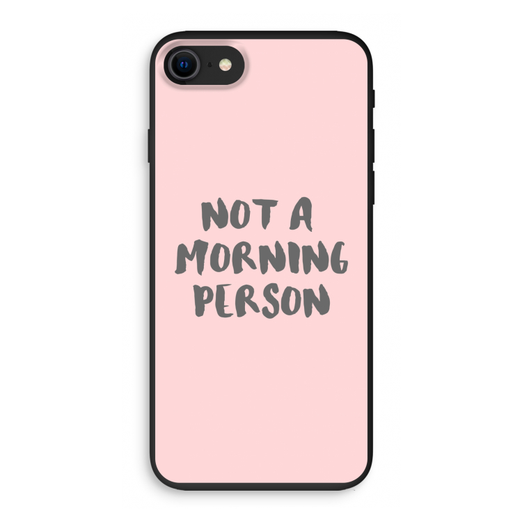 Morning person: iPhone SE 2020 Biologisch afbreekbaar hoesje