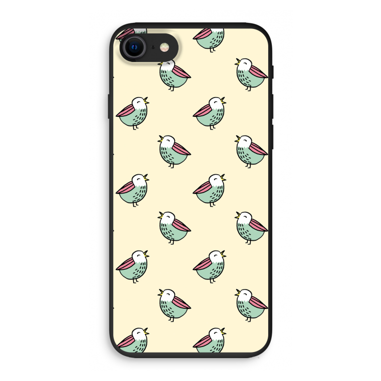Vogeltjes: iPhone SE 2020 Biologisch afbreekbaar hoesje