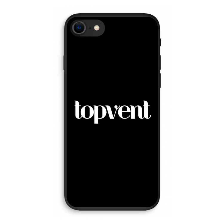 Topvent Zwart: iPhone SE 2020 Biologisch afbreekbaar hoesje