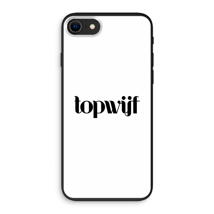Topwijf Wit: iPhone SE 2020 Biologisch afbreekbaar hoesje