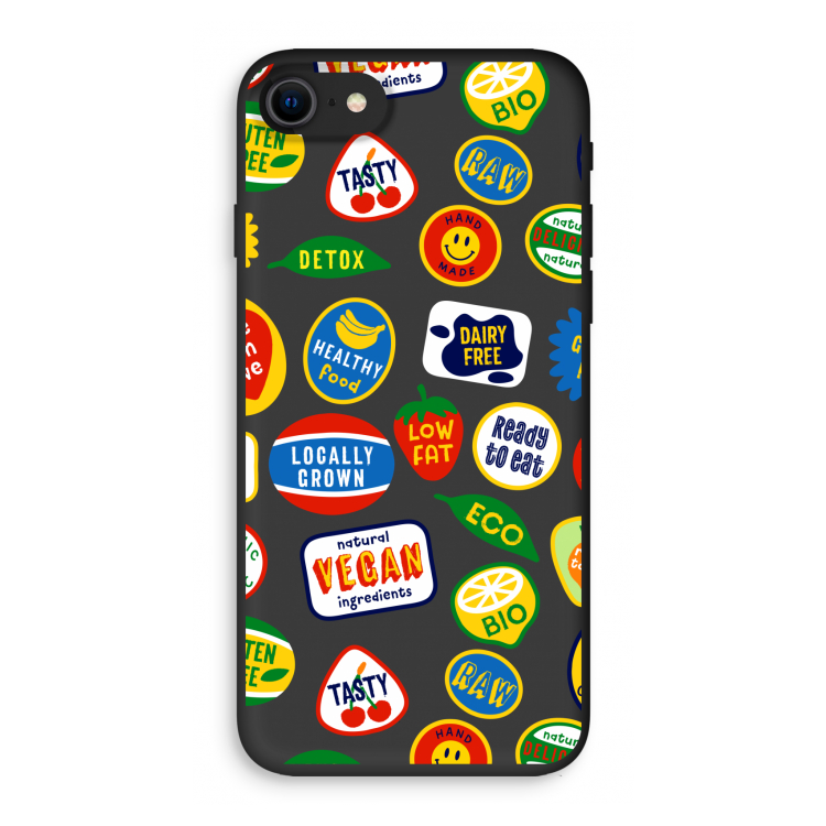Fruitsticker: iPhone SE 2020 Biologisch afbreekbaar hoesje