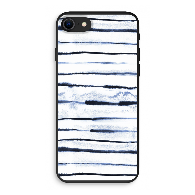 Ink Stripes: iPhone SE 2020 Biologisch afbreekbaar hoesje