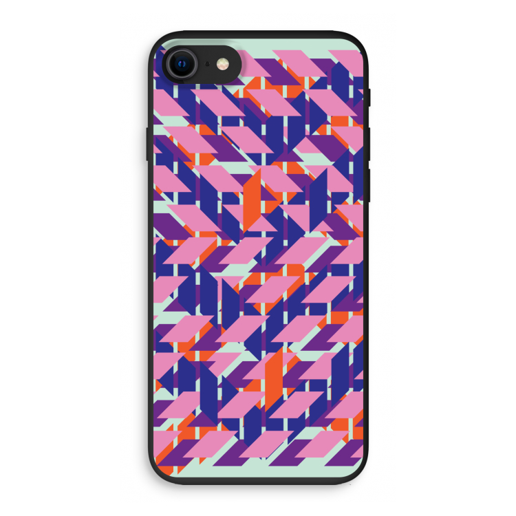 Skew Blush 3: iPhone SE 2020 Biologisch afbreekbaar hoesje