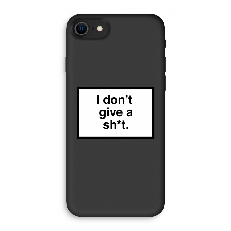 Don't give a shit: iPhone SE 2020 Biologisch afbreekbaar hoesje
