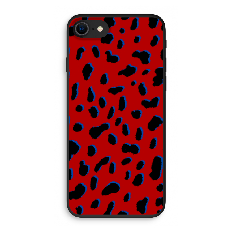 Red Leopard: iPhone SE 2020 Biologisch afbreekbaar hoesje