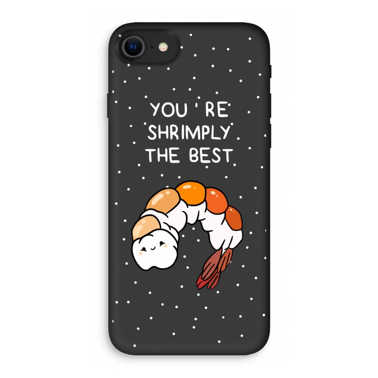 You're Shrimply The Best: iPhone SE 2020 Biologisch afbreekbaar hoesje