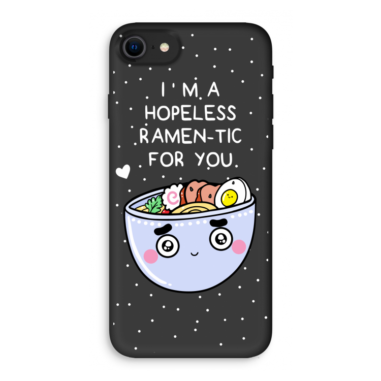 I'm A Hopeless Ramen-Tic For You: iPhone SE 2020 Biologisch afbreekbaar hoesje