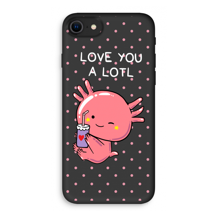 Love You A Lotl: iPhone SE 2020 Biologisch afbreekbaar hoesje