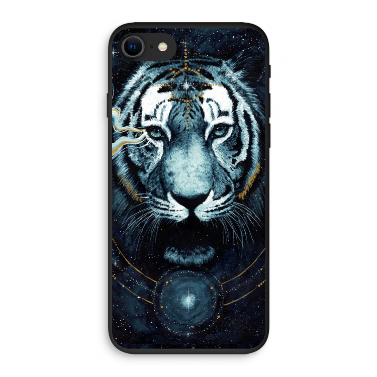 Darkness Tiger: iPhone SE 2020 Biologisch afbreekbaar hoesje