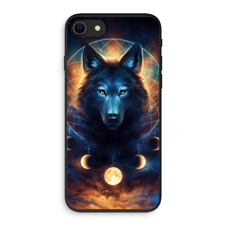Wolf Dreamcatcher: iPhone SE 2020 Biologisch afbreekbaar hoesje