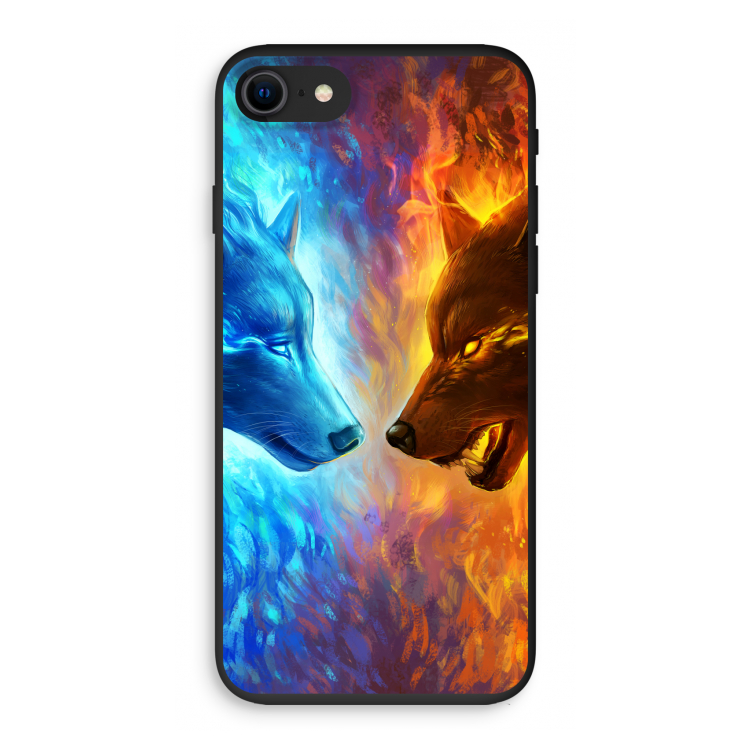 Fire & Ice: iPhone SE 2020 Biologisch afbreekbaar hoesje