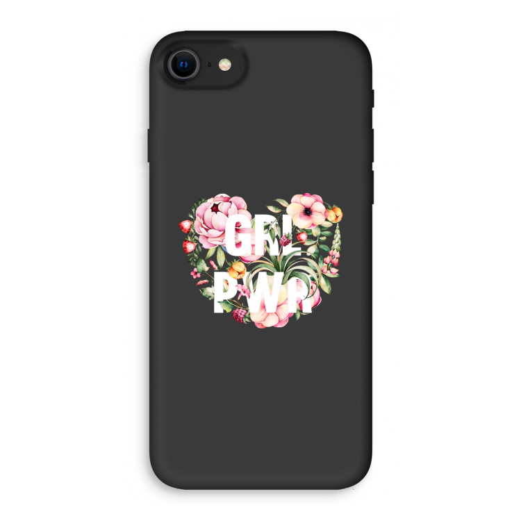 GRL PWR Flower: iPhone SE 2020 Biologisch afbreekbaar hoesje