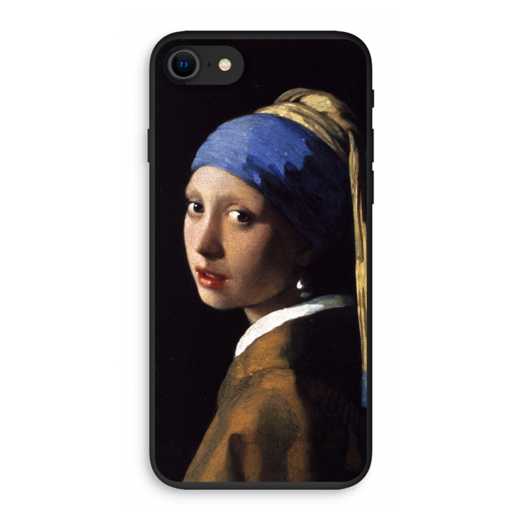 The Pearl Earring: iPhone SE 2020 Biologisch afbreekbaar hoesje