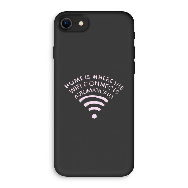 Home Is Where The Wifi Is: iPhone SE 2020 Biologisch afbreekbaar hoesje