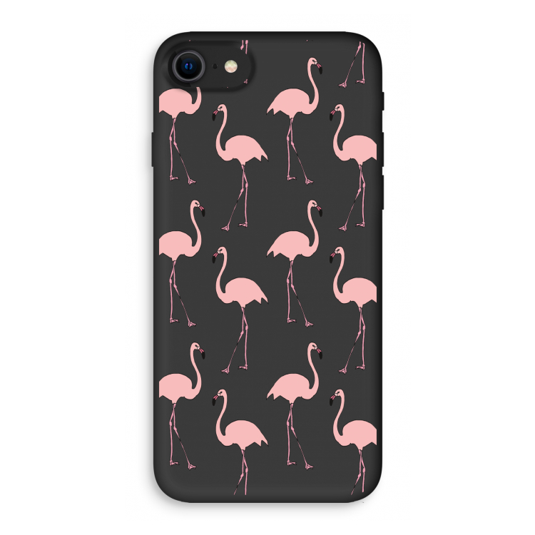 Anything Flamingoes: iPhone SE 2020 Biologisch afbreekbaar hoesje