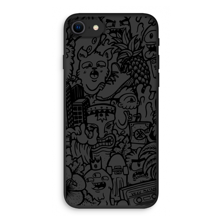 Vexx Black Mixtape: iPhone SE 2020 Biologisch afbreekbaar hoesje