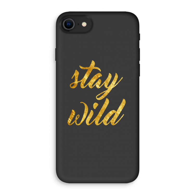 Stay wild: iPhone SE 2020 Biologisch afbreekbaar hoesje