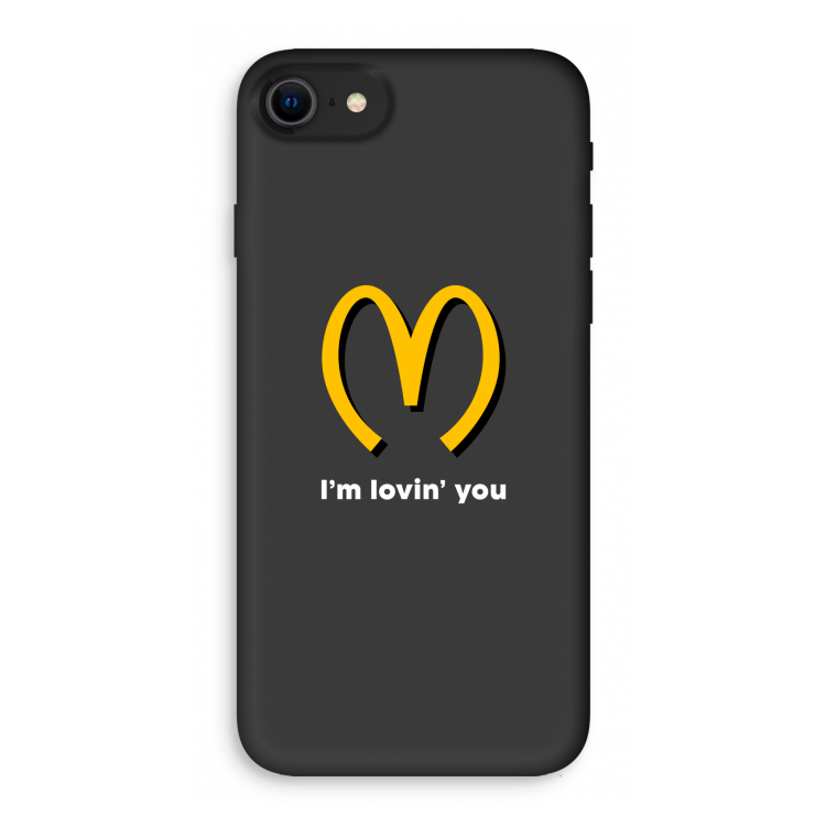 I'm lovin' you: iPhone SE 2020 Biologisch afbreekbaar hoesje