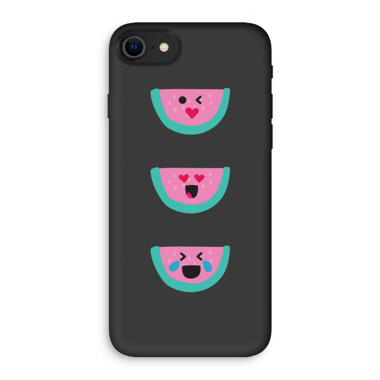 Smiley watermeloen: iPhone SE 2020 Biologisch afbreekbaar hoesje