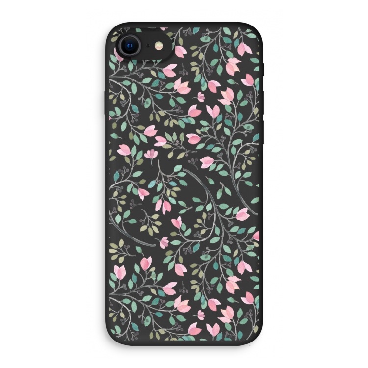 Sierlijke bloemen: iPhone SE 2020 Biologisch afbreekbaar hoesje