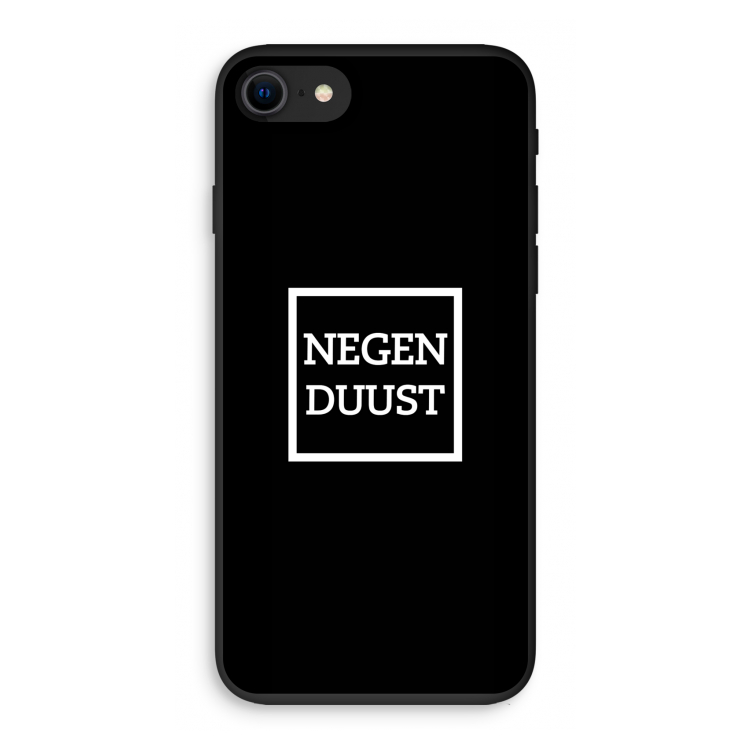 Negenduust black: iPhone SE 2020 Biologisch afbreekbaar hoesje